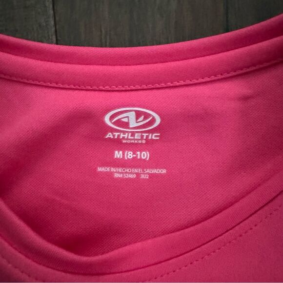 Athletic Works Bundle of 2 Dry Fit Long Sleeve Active Tees Red and Pink M - Picture 4 of 10